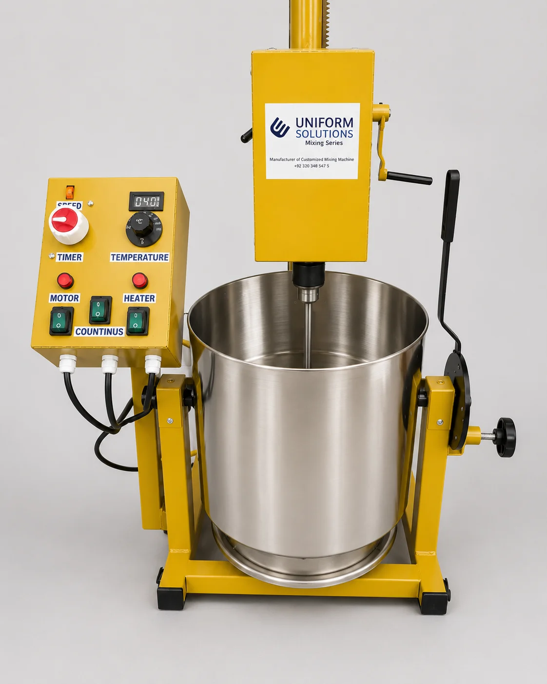 Mixer for Dense Materials — Mixing & Dispersing machine by ToolDaan